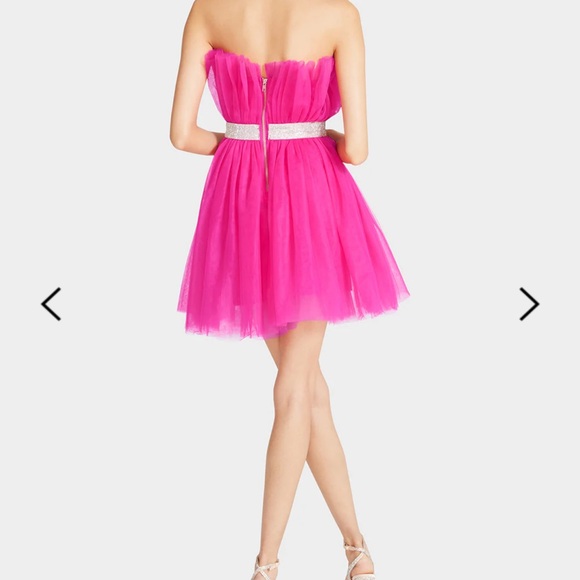 Betsey Johnson Betsy’s Bling Tulle Dress Pink Size M - Picture 4 of 6